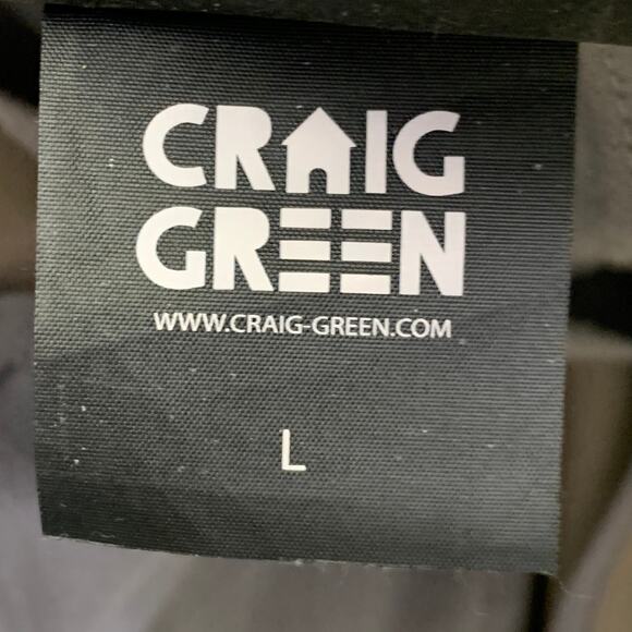 CRAIG GREEN Size L Beige Polyester Cotton Twill Straight Casual Pants - Picture 4 of 6